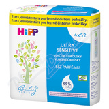 HiPP BabySANFT UltraSensitive vlh. ubrousky 4x52ks