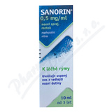 Sanorin 0. 5mg-ml nas. spr. sol. 1x10ml