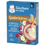 Gerber Ml. kae pen. -oves. malina bann 200g 6M+